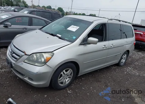 2007 Honda Odyssey Ex z USA, uszkodzony, nr VIN 5FNRL38407B439105